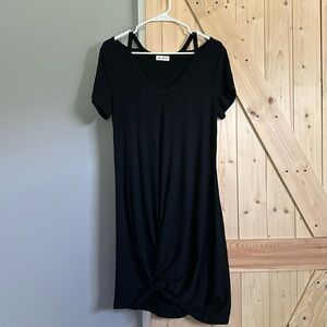 Black tshirt dress